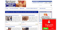 Desktop Screenshot of cochonnedefrance.com